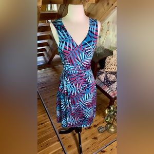 ✨Patty Boutik Sleeveless Knee Length Faux Wrap Dress✨ NWOT